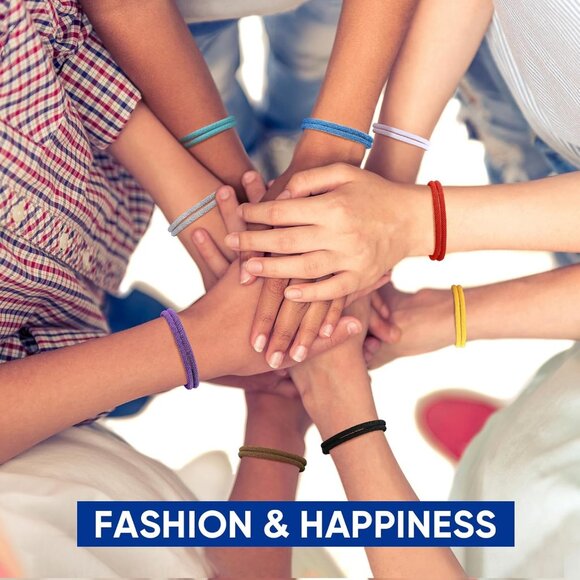 Nautical Braided Rope Bracelets Set - 10 Pcs Adjustable Waterproof Marine Cord G - Picture 2 of 7